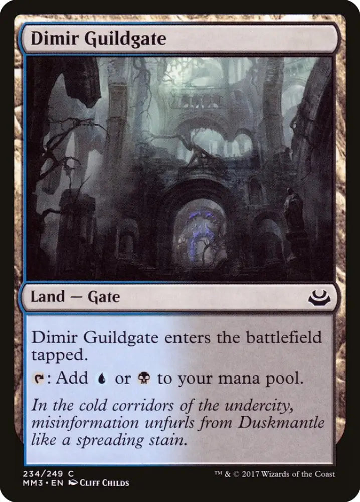 Dimir Guildgate [Modern Masters 2017] - MTG Single