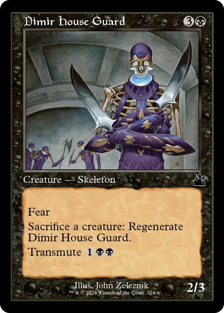 Dimir House Guard (Retro Frame) [Ravnica Remastered] - MTG Single