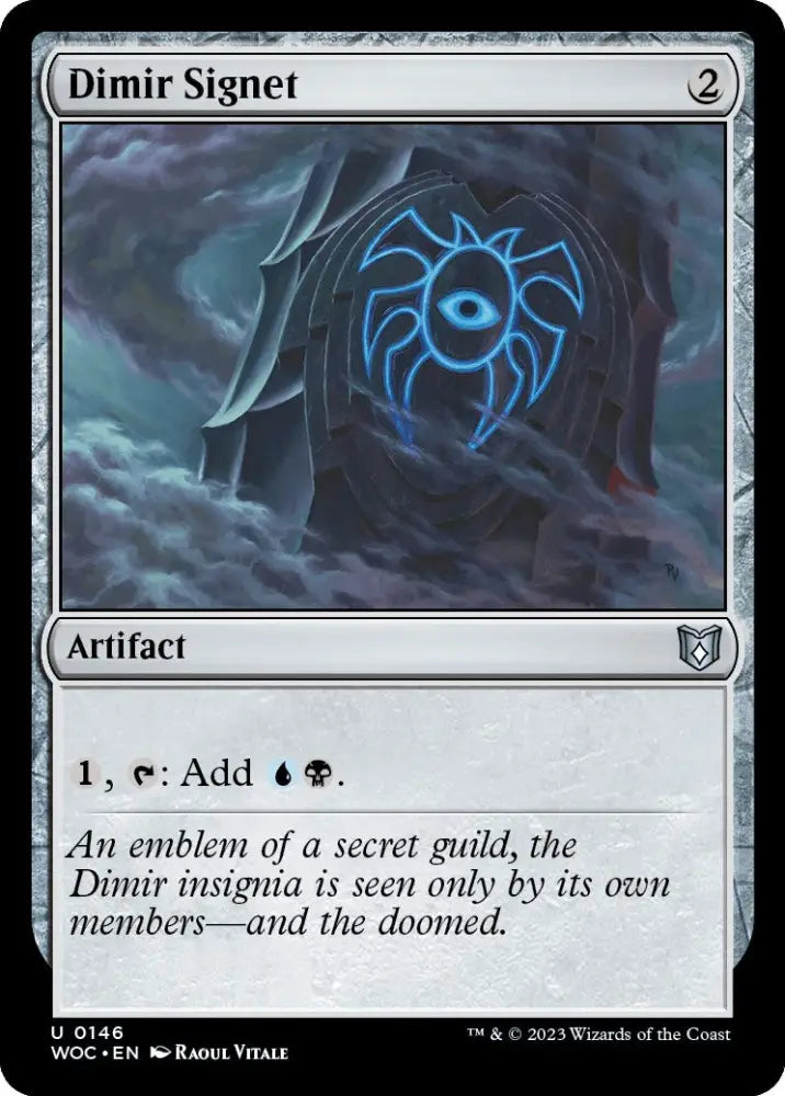 Dimir Signet [Wilds of Eldraine Commander] - MTG Single