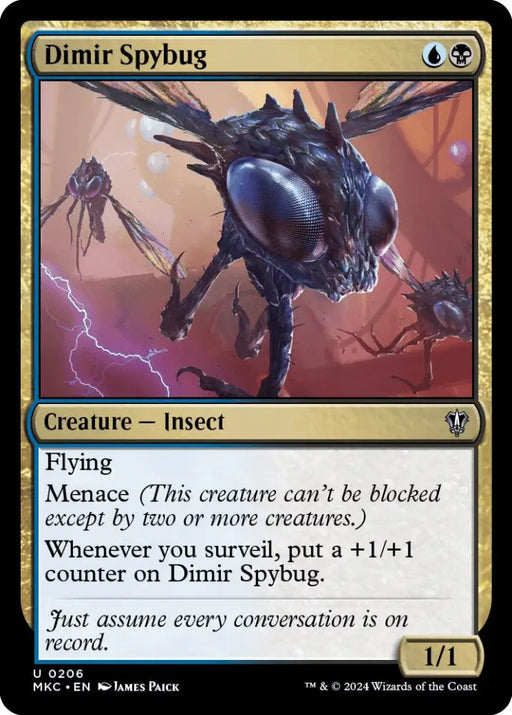 Dimir Spybug [Murders at Karlov Manor Commander] - MTG Single