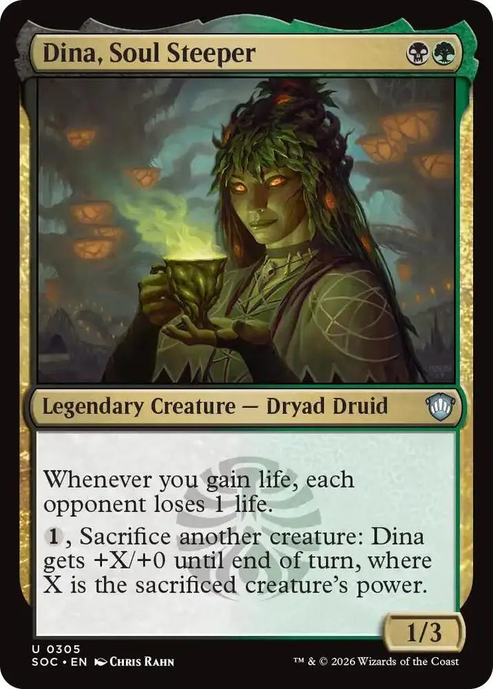 Dina, Soul Steeper (305) [Secrets of Strixhaven Commander]