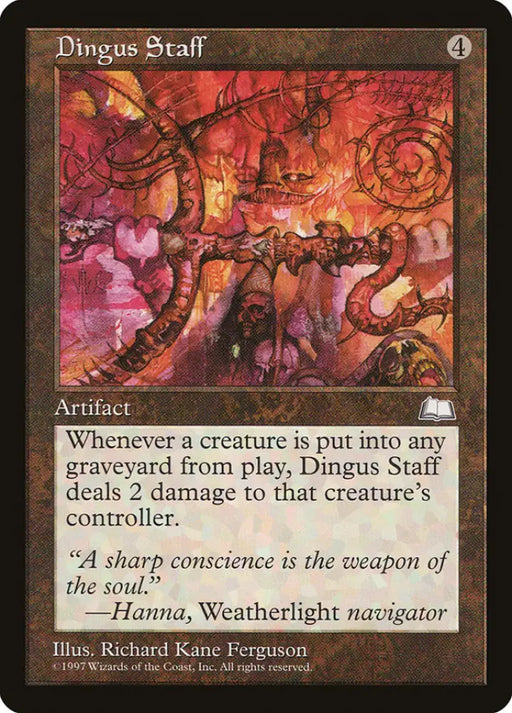 Dingus Staff [Weatherlight] - MTG Single