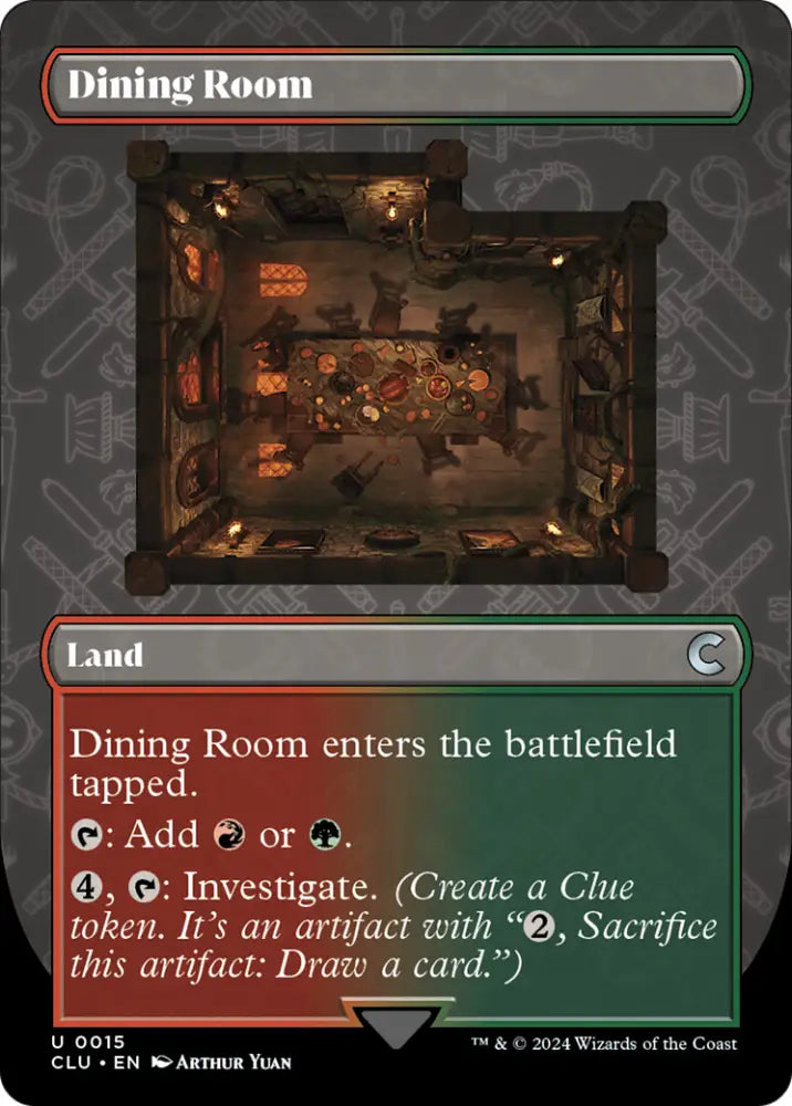 Dining Room (Borderless) [Ravnica: Clue Edition] - MTG Single