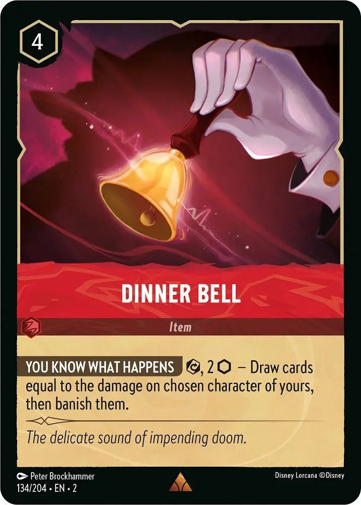 Dinner Bell (134/204) [Rise of the Floodborn] - Lorcana Single