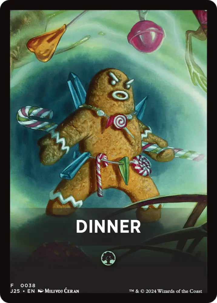 Dinner Theme Card [Foundations Jumpstart Front Cards] - MTG Single