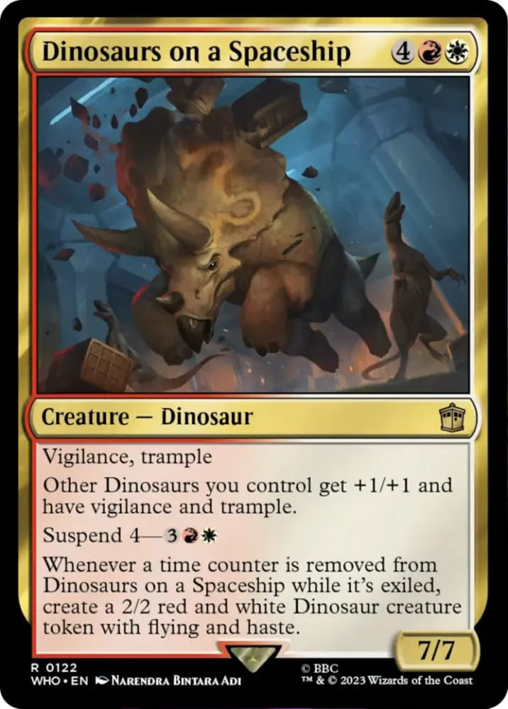 Dinosaurs on a Spaceship [Doctor Who] - MTG Single