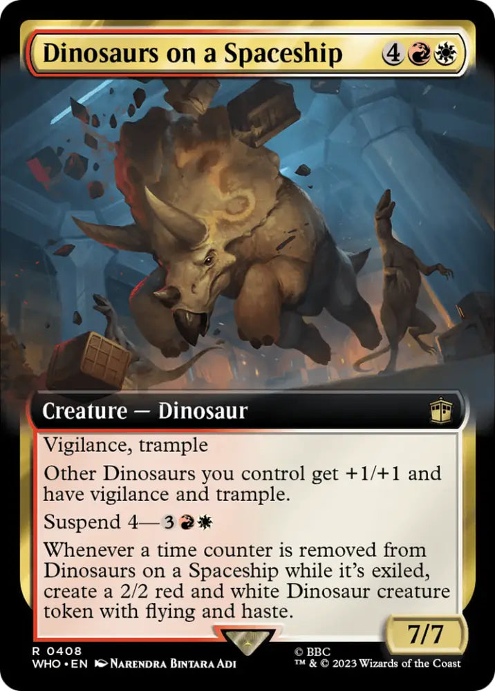 Dinosaurs on a Spaceship (Extended Art) [Doctor Who] - MTG Single
