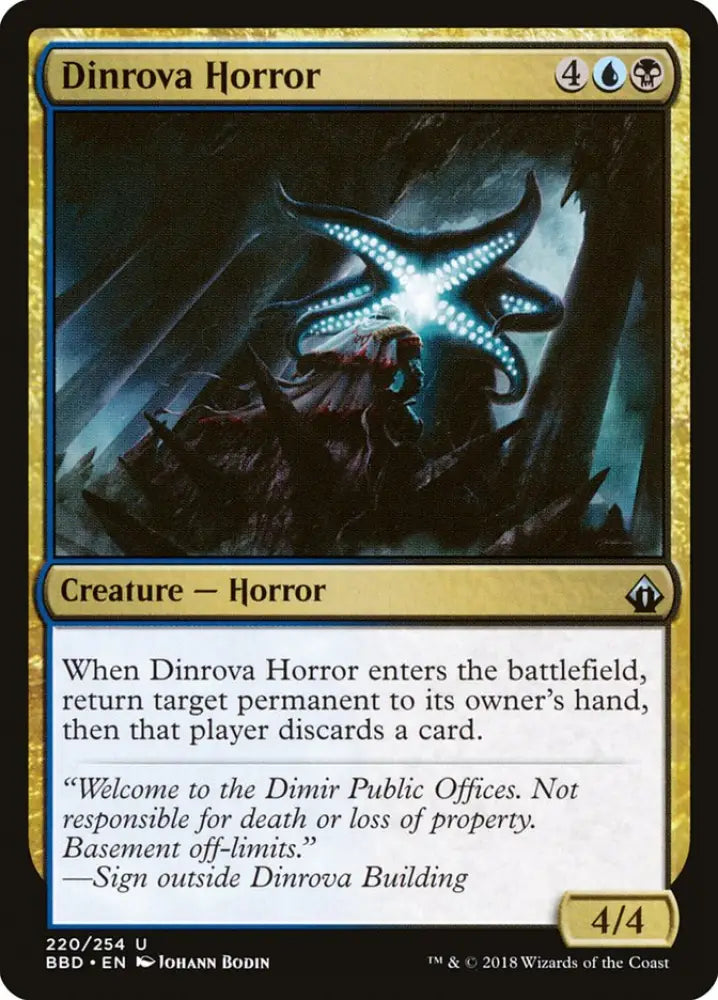 Dinrova Horror [Battlebond] - MTG Single