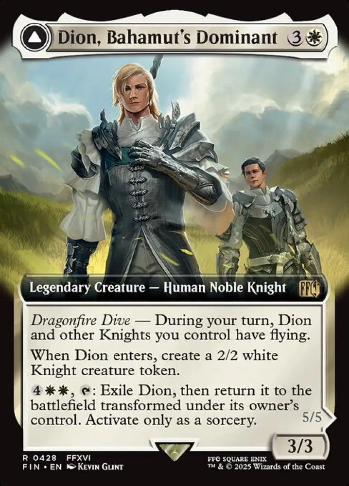 Dion, Bahamut's Dominant // Bahamut, Warden of Light (428) [Final Fantasy]