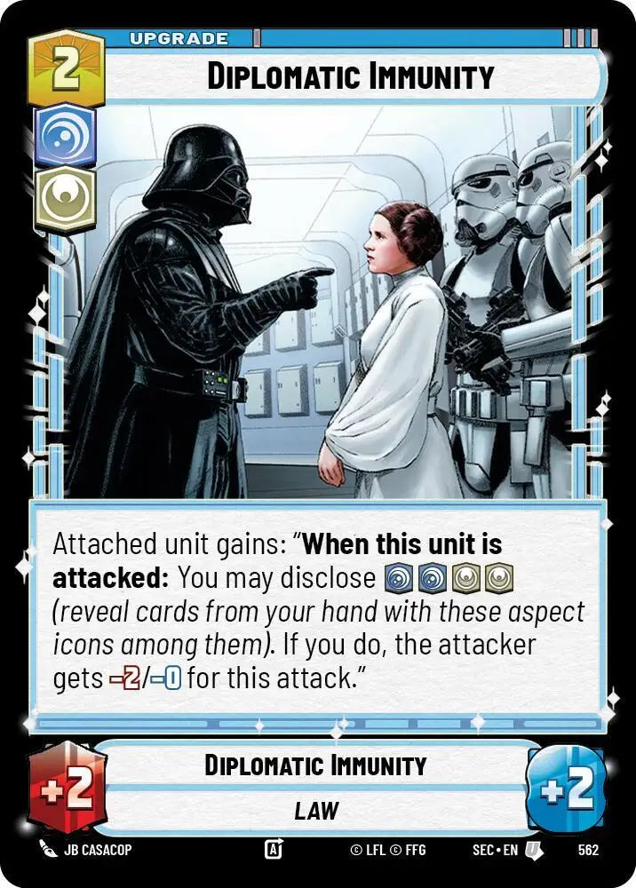Diplomatic Immunity (Foil) (562) [Secrets of Power]