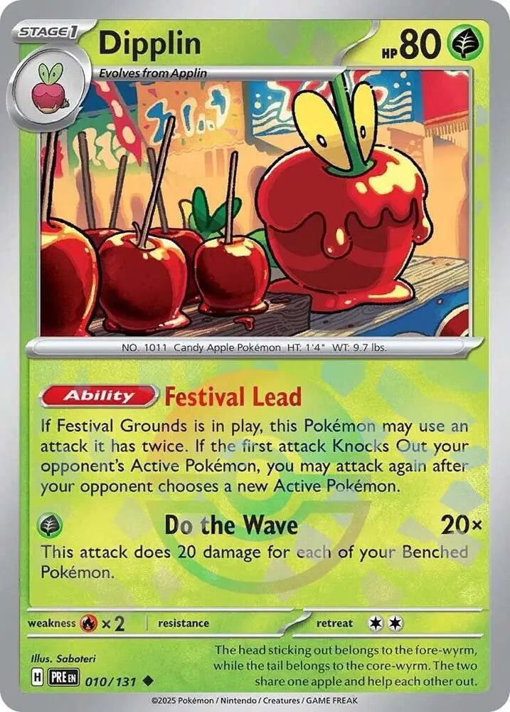 Dipplin (010/131) (Poke Ball Pattern) [Scarlet & Violet: Prismatic Evolutions] - Pokemon Single