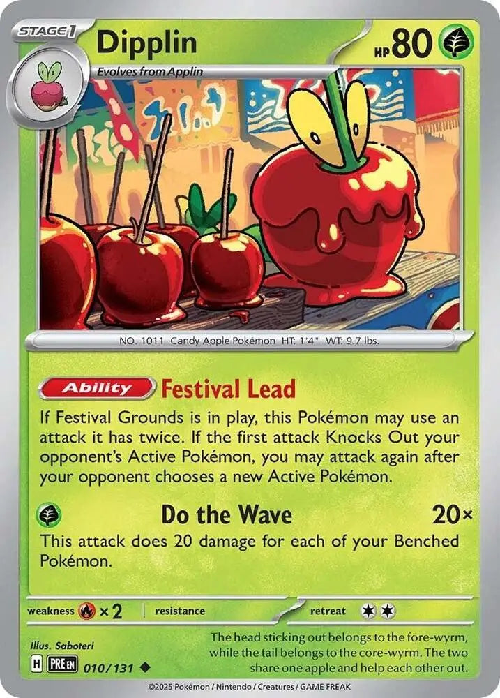 Dipplin (010/131) [Scarlet & Violet: Prismatic Evolutions] - Pokemon Single