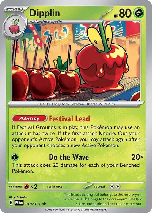 Dipplin (010/131) [Scarlet & Violet: Prismatic Evolutions] - Pokemon Single