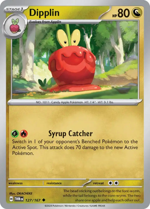 Dipplin (127/167) [Scarlet & Violet: Twilight Masquerade] - Pokemon Single