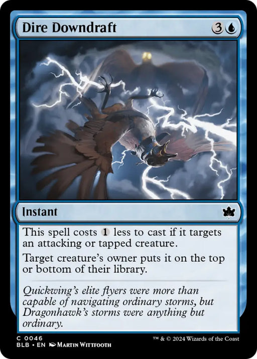 Dire Downdraft [Bloomburrow] - MTG Single