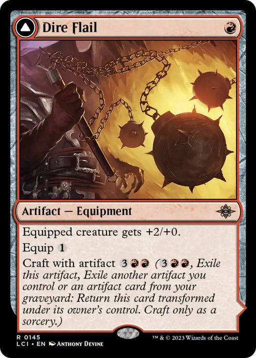 Dire Flail [The Lost Caverns of Ixalan] - MTG Single