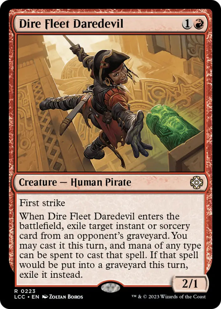 Dire Fleet Daredevil [The Lost Caverns of Ixalan Commander] - MTG Single