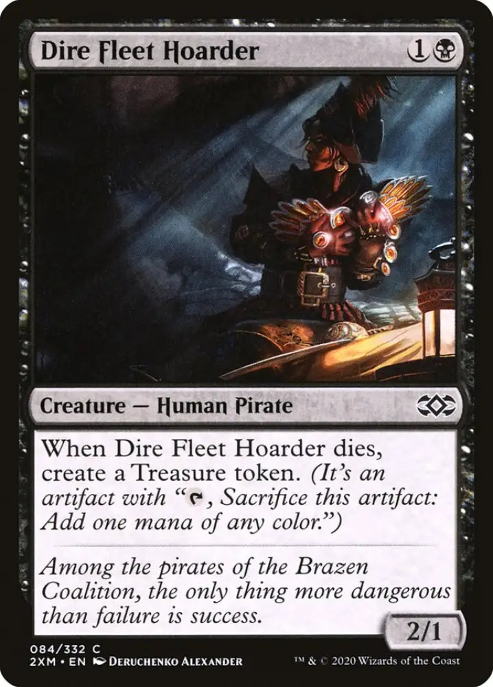 Dire Fleet Hoarder [Double Masters] - MTG Single