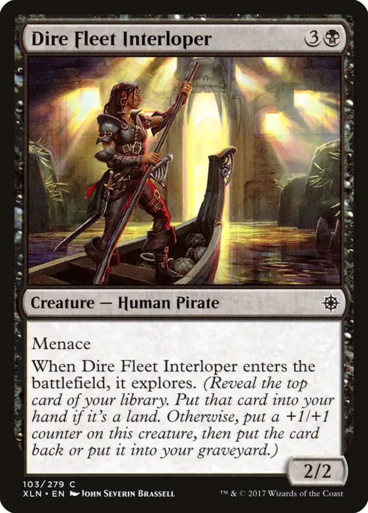 Dire Fleet Interloper [Ixalan] - MTG Single