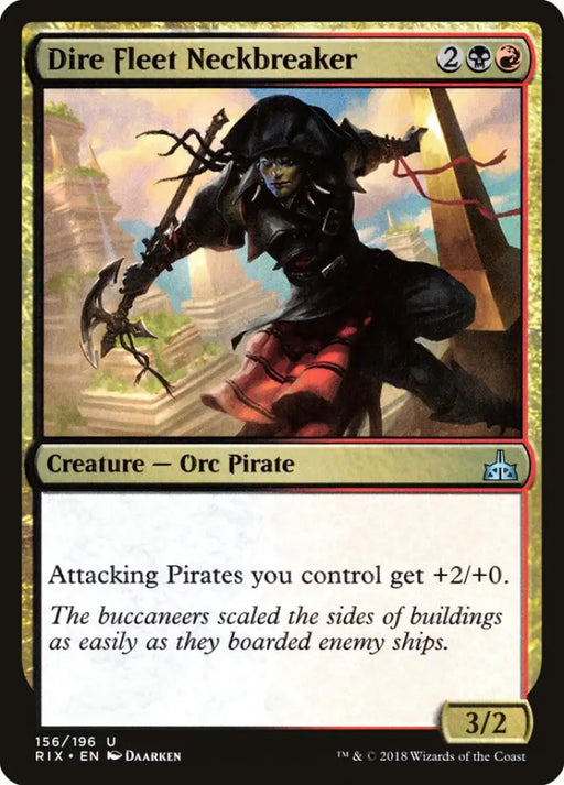 Dire Fleet Neckbreaker [Rivals of Ixalan] - MTG Single