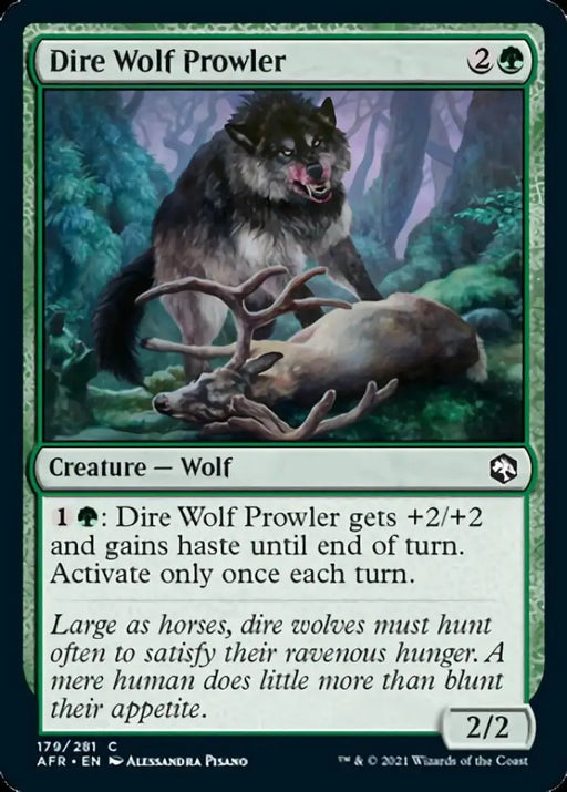 Dire Wolf Prowler [Dungeons & Dragons: Adventures in the Forgotten Realms] - MTG Single