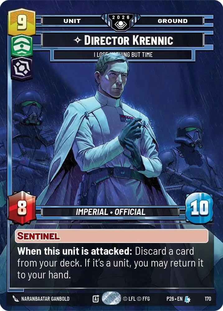 Director Krennic - I Lose Nothing But Time (170) [Galactic Championship 2026]