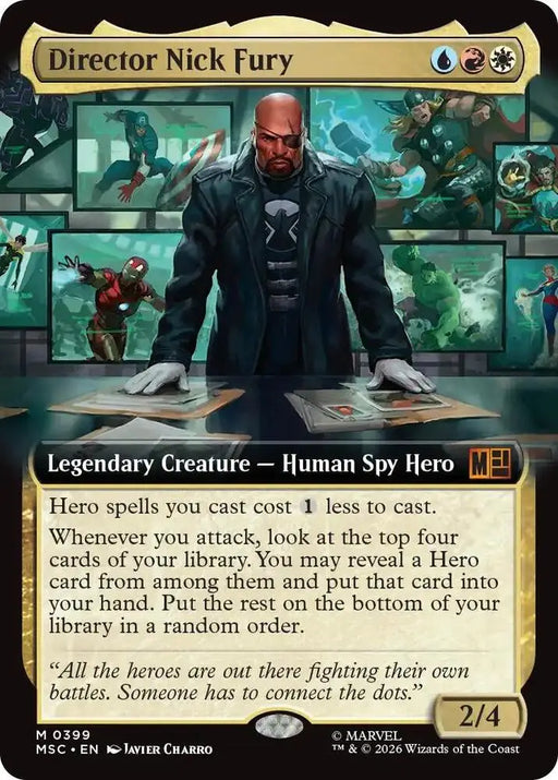Director Nick Fury (Extended Art) (399) [Marvel Super Heroes Commander]