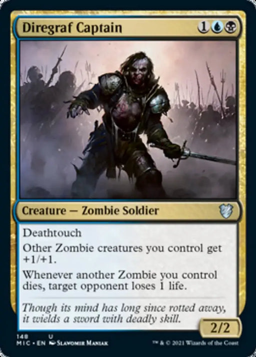 Diregraf Captain [Innistrad: Midnight Hunt Commander] - MTG Single