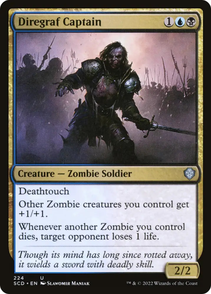 Diregraf Captain [Starter Commander Decks] - MTG Single