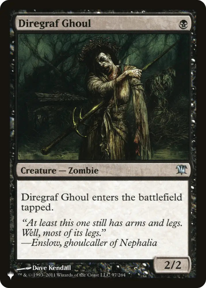 Diregraf Ghoul [The List] - MTG Single