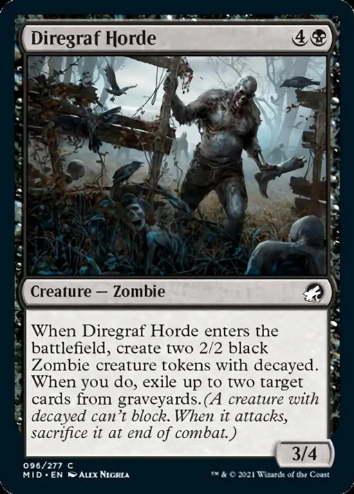 Diregraf Horde [Innistrad: Midnight Hunt] - MTG Single