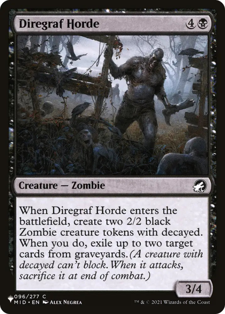 Diregraf Horde [The List] - MTG Single