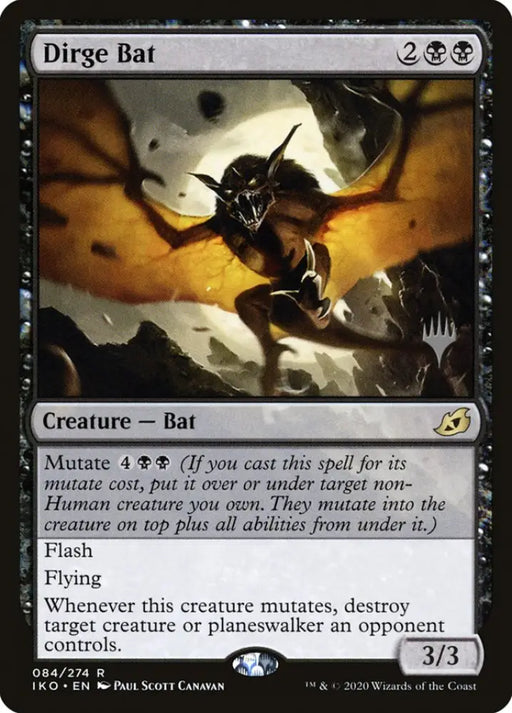 Dirge Bat (Promo Pack) [Ikoria: Lair of Behemoths Promos] - MTG Single