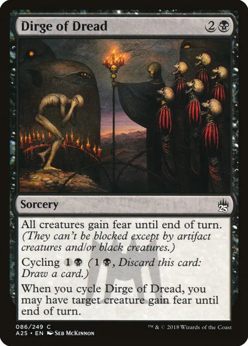 Dirge of Dread [Masters 25] - MTG Single