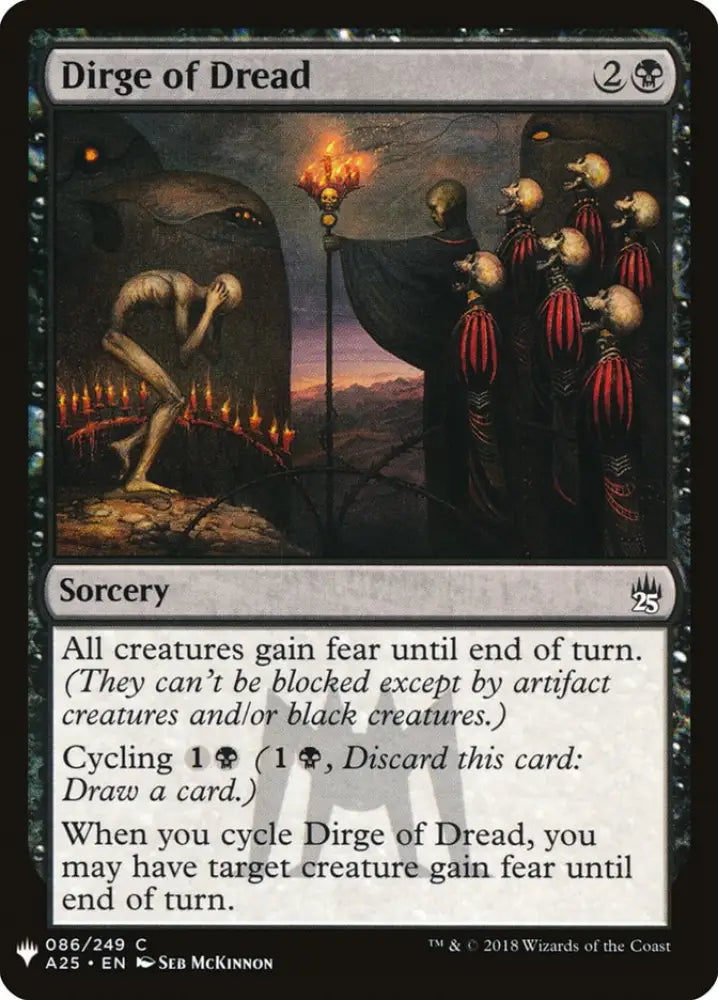 Dirge of Dread [Mystery Booster] - MTG Single