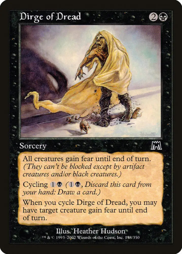 Dirge of Dread [Onslaught] - MTG Single