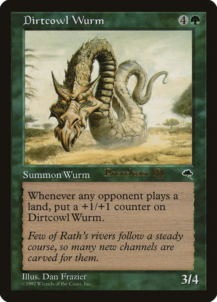 Dirtcowl Wurm [Tempest Promos] - MTG Single