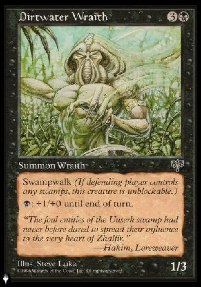 Dirtwater Wraith [The List] - MTG Single
