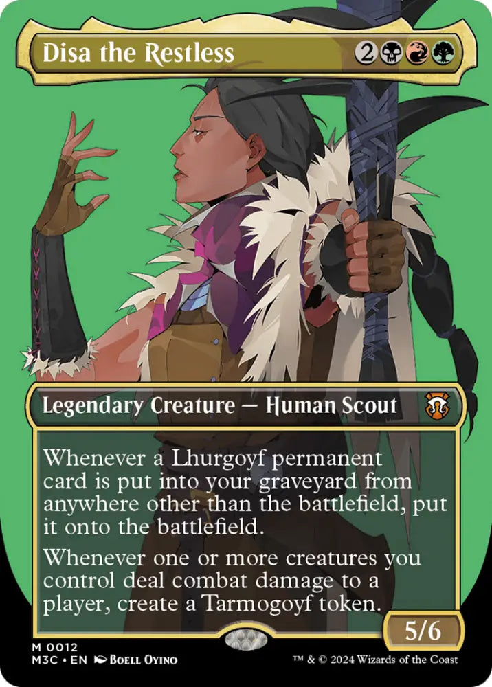 Disa the Restless (Borderless) [Modern Horizons 3 Commander] - MTG Single