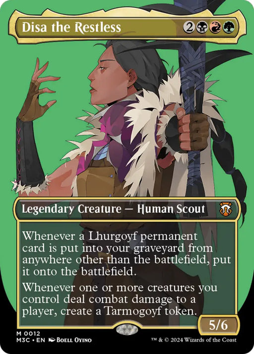 Disa the Restless (Borderless) [Modern Horizons 3 Commander] - MTG Single