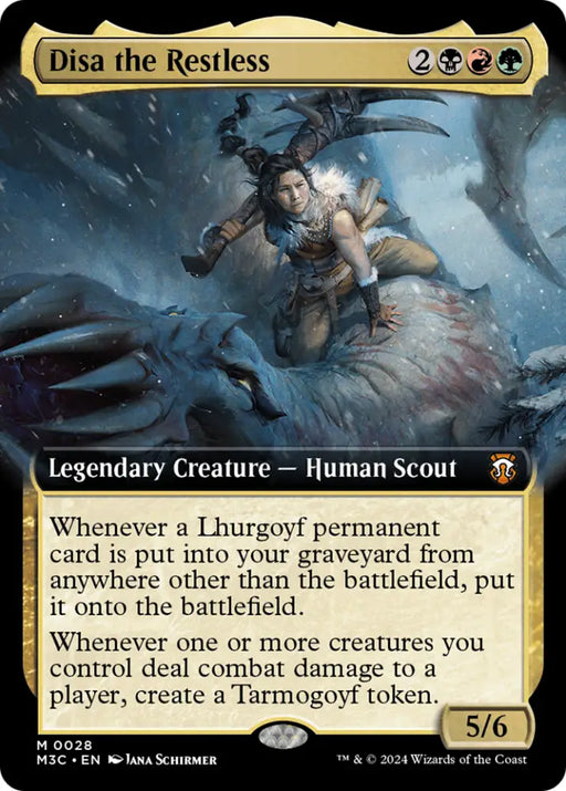 Disa the Restless (Extended Art) [Modern Horizons 3 Commander] - MTG Single