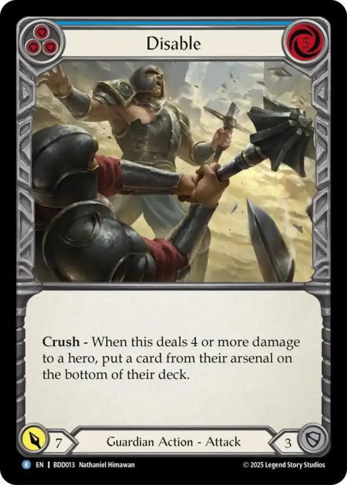 Disable (Blue) (BDD013) [Welcome Deck Bravo]