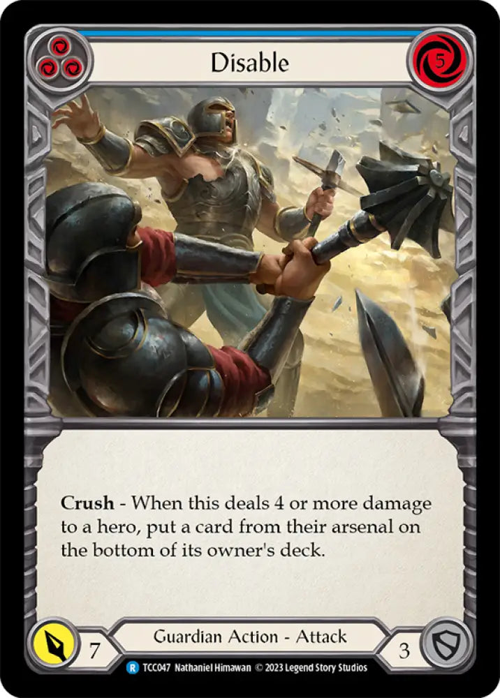 Disable (Blue) [Round the Table: TCC x LSS] - Flesh And Blood Single