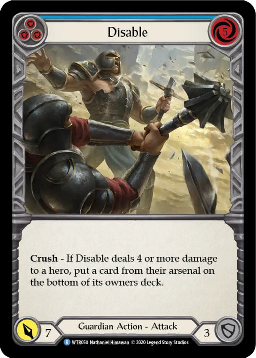 Disable (Blue) [Welcome to Rathe Unlimited] Unlimited Normal - Flesh And Blood Single