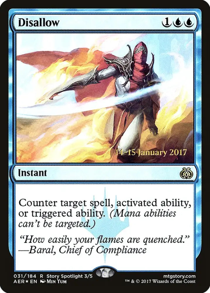 Disallow [Aether Revolt Prerelease Promos] - MTG Single