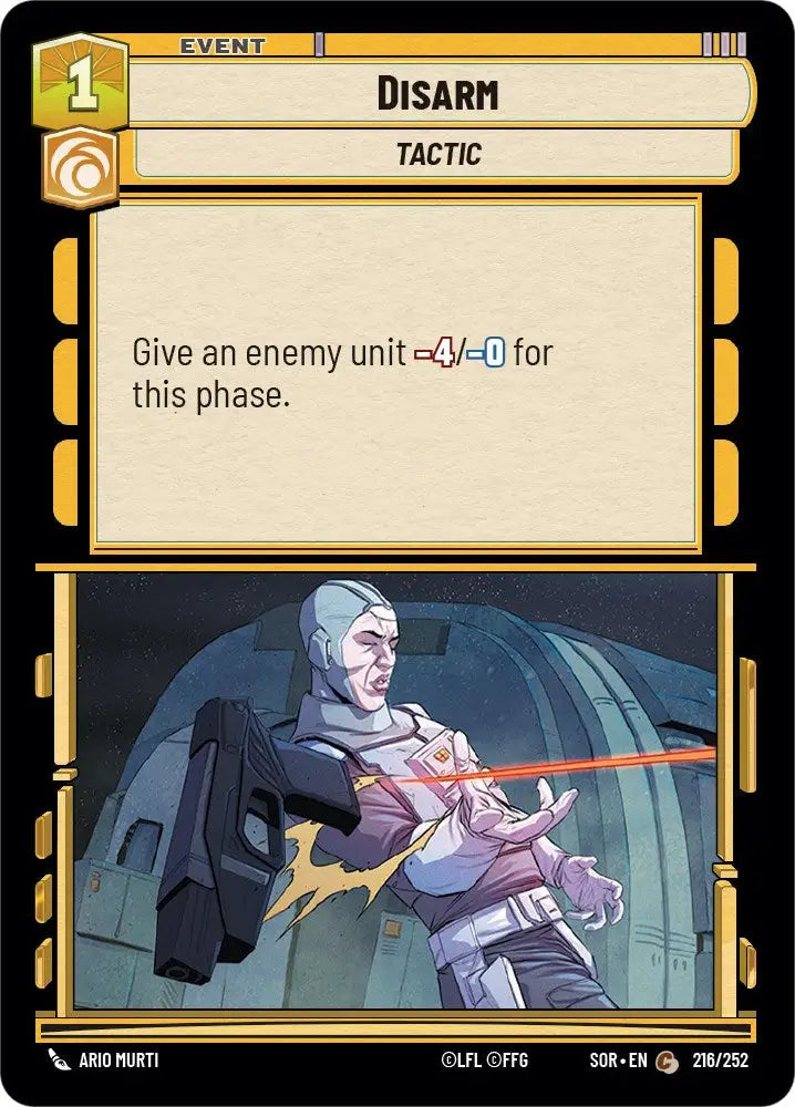 Disarm (216/252) [Spark of Rebellion] - Star Wars: Unlimited Single