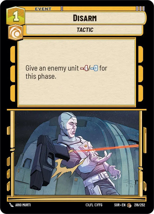 Disarm (216/252) [Spark of Rebellion] - Star Wars: Unlimited Single