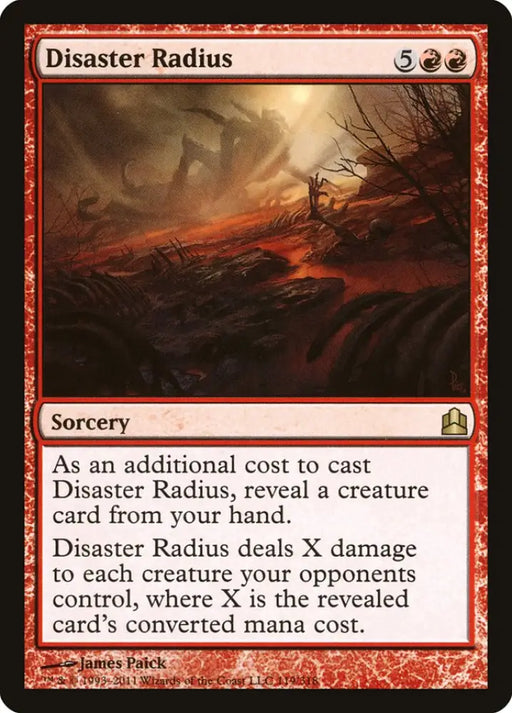 Disaster Radius [Commander 2011] - MTG Single