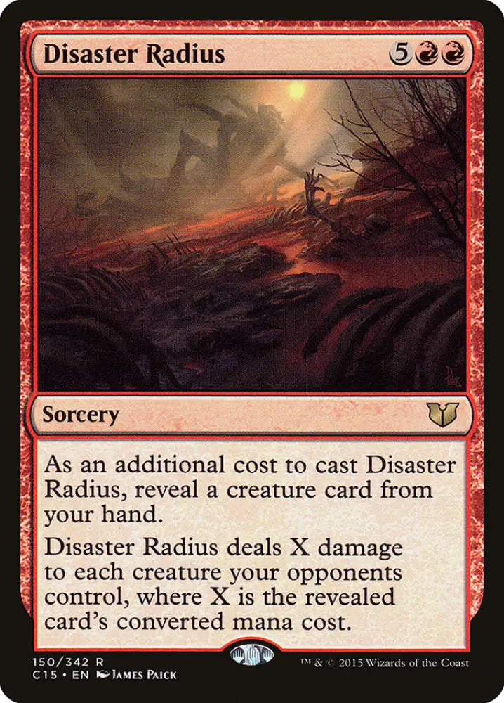 Disaster Radius [Commander 2015] - MTG Single