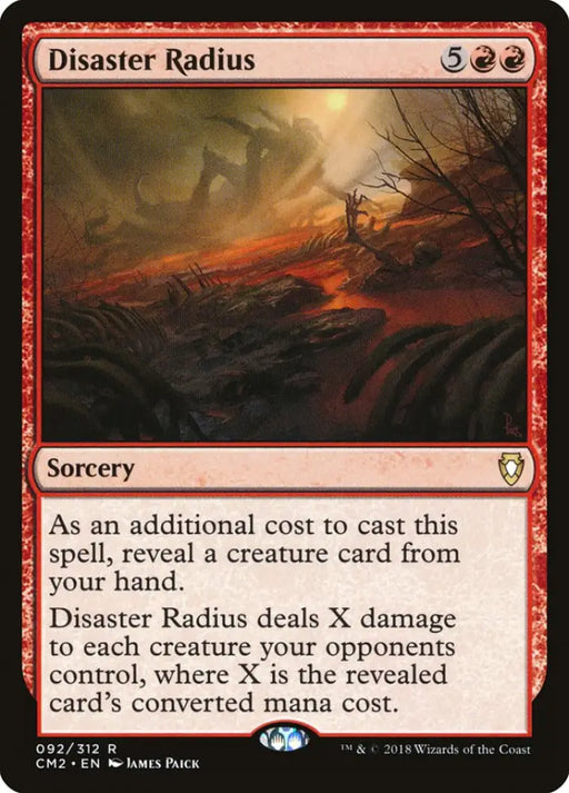 Disaster Radius [Commander Anthology Volume II] - MTG Single
